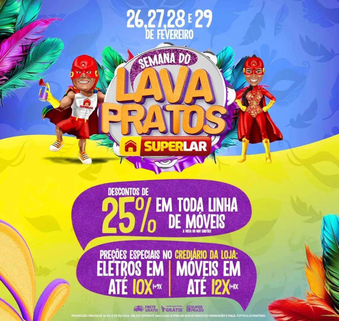 Corre para aproveitar as ofertas do lava pratos das lojas Super Lar