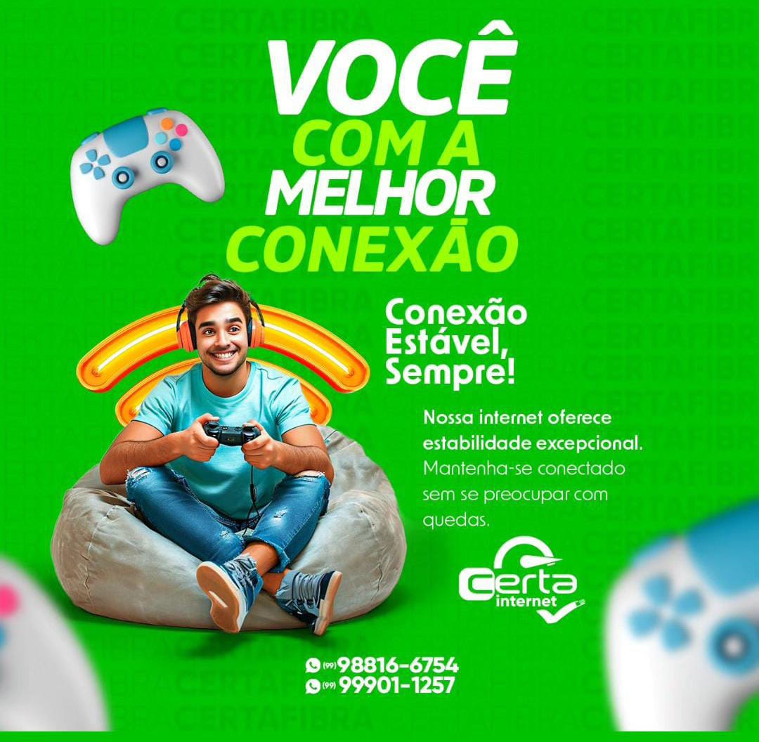 Com a certa Fibra você está sempre com a melhor conexão de internet