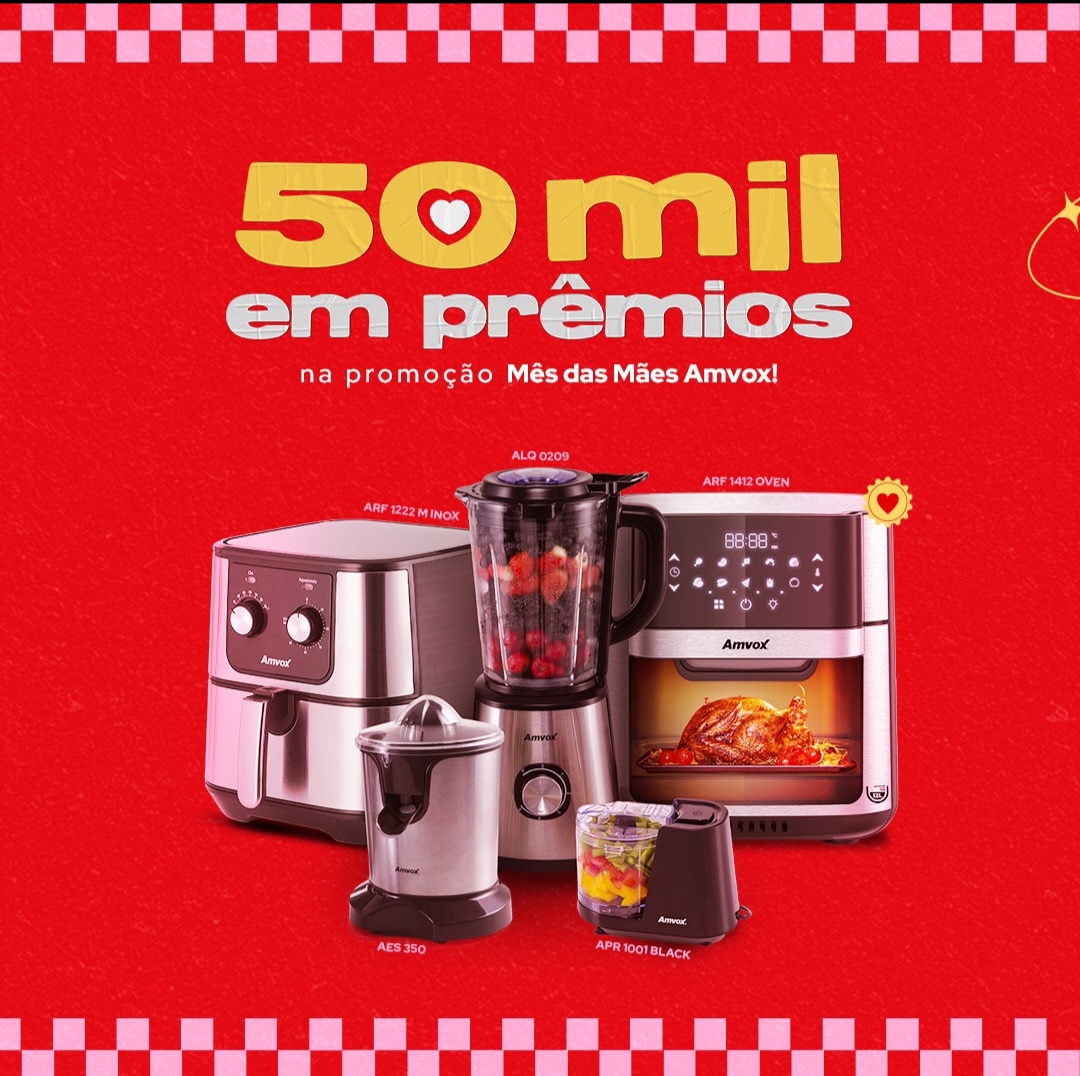 Aproveite a promoção imperdível do mês das mães Amvox