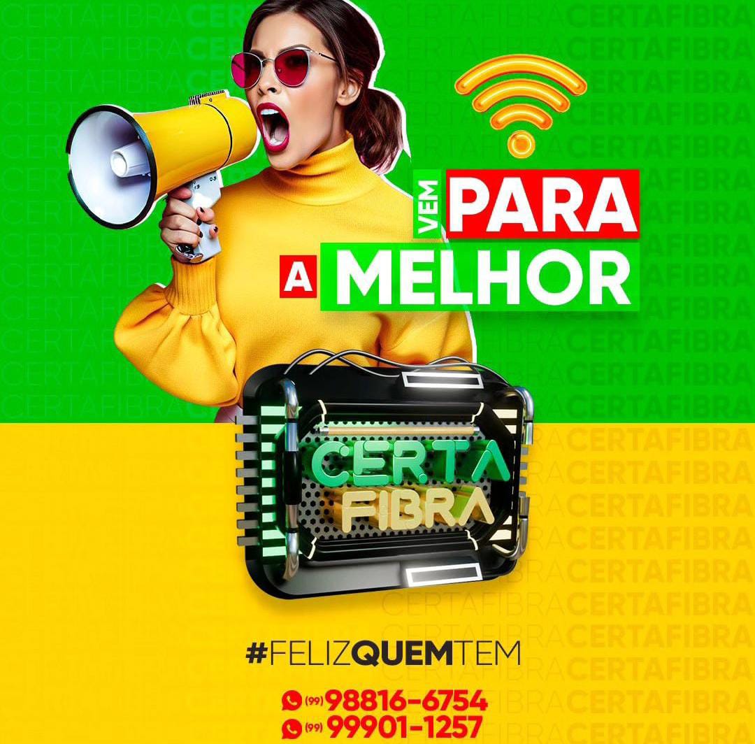 Com a conexão da Certa Fibra você tem uma internet de qualidade