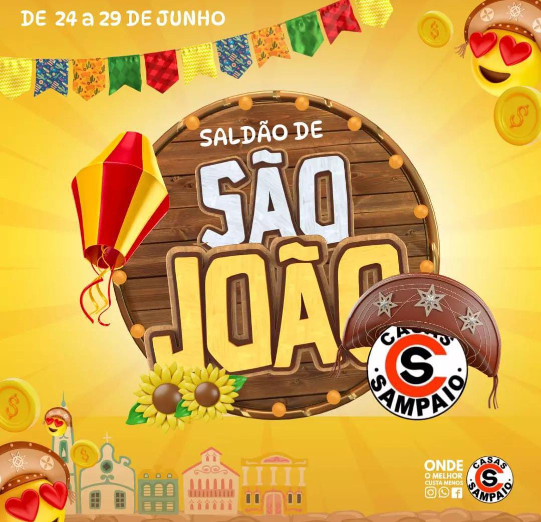 Confira o Saldão de São João das Casas Sampaio