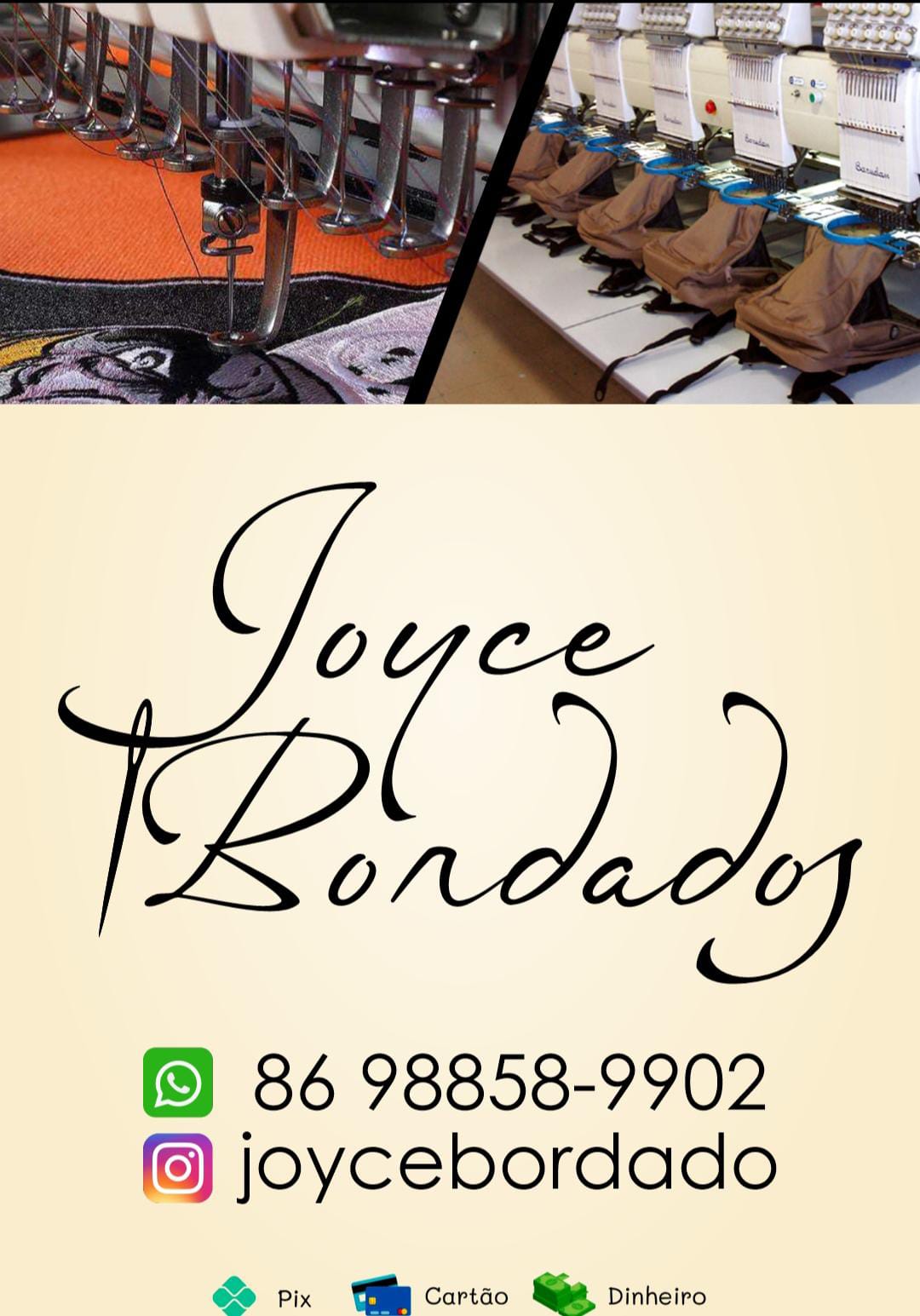 Encomende as melhores fardas e bordados com a Joyce Bordados e Farias Fardas