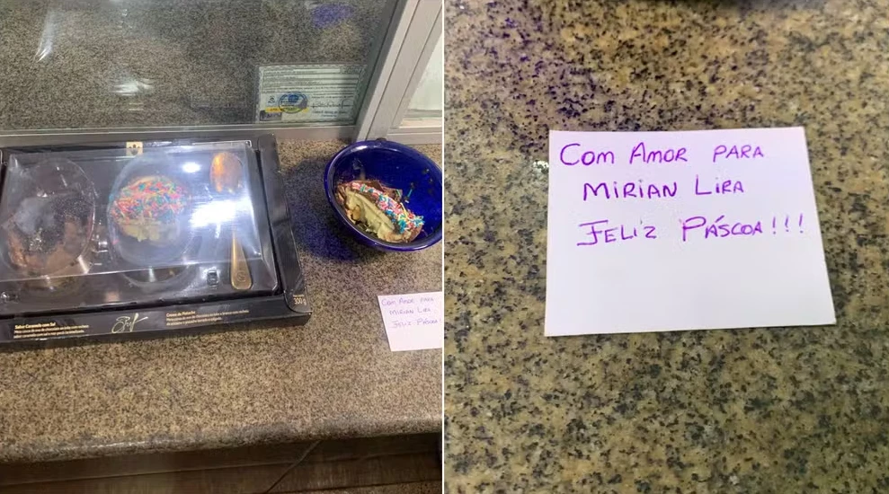 Mulher internada após comer ovo de Páscoa namorava há três meses a distância com ex de suspeita de envenenar o chocolate
