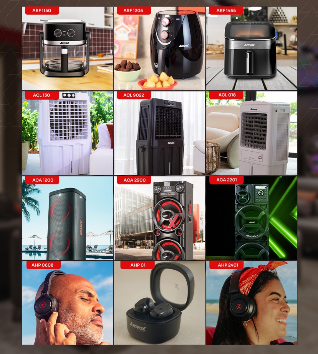 A Amvox possui o que há de melhor para a sua casa e para a sua dia a dia com toda a qualidade e bom gosto