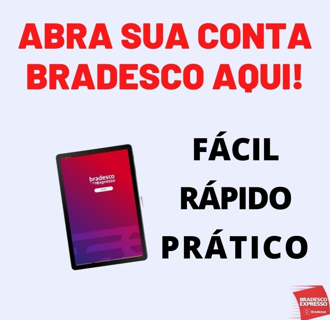 Nas Casas Sampaio você encontra toda a facilidade e praticidade do Bradesco Expresso