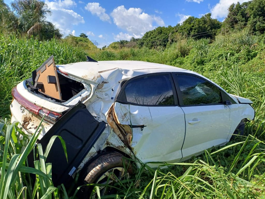Motorista fica gravemente ferida em acidente na BR-222, em Bom Jesus das Selvas