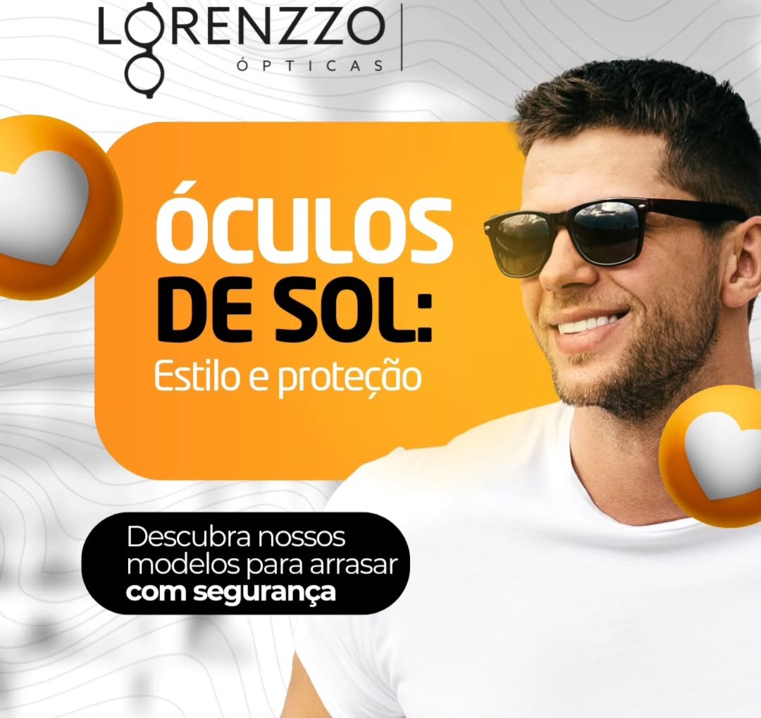 Fique sempre na moda com os melhores óculos da Lorenzzo Ópticas
