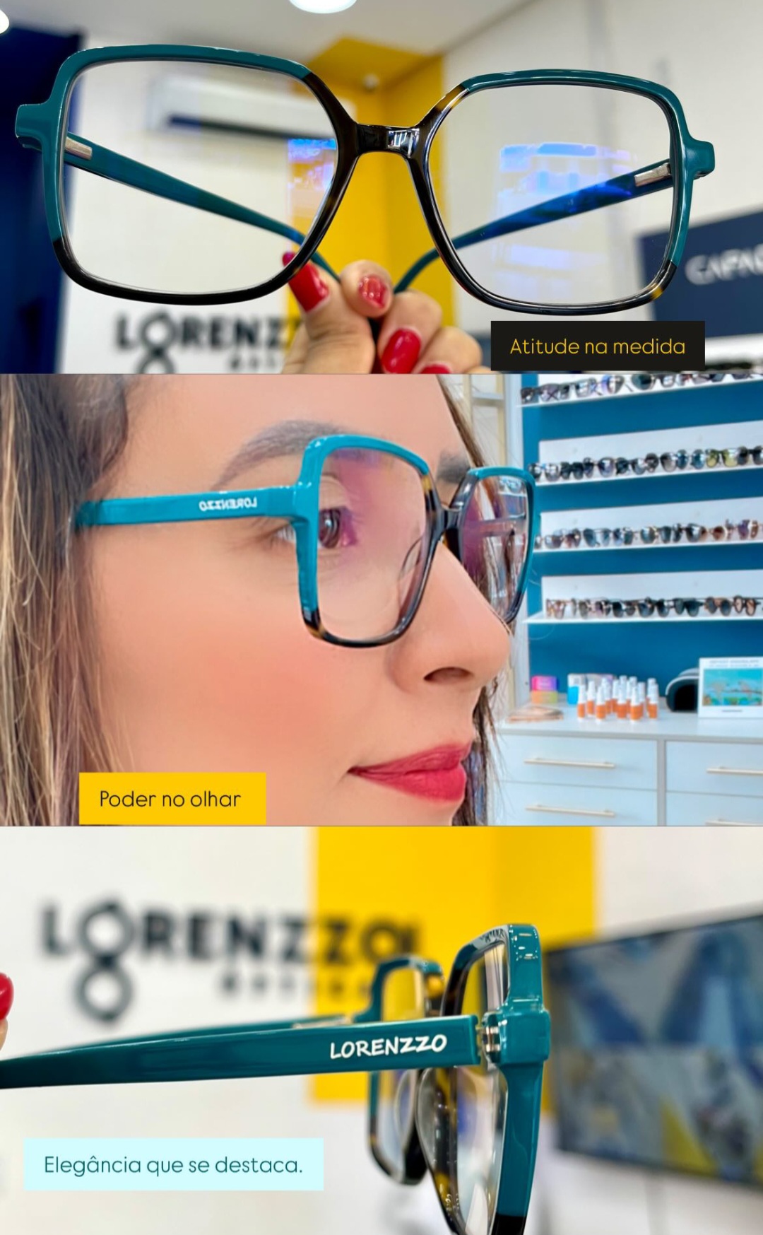 Com a Lorenzzo Ópticas você vê a vida de outro ângulo com as melhores lentes e óculos
