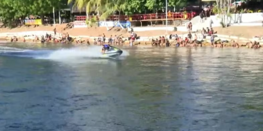 Mãe e filho são atropelados por moto aquática no Rio Balsas