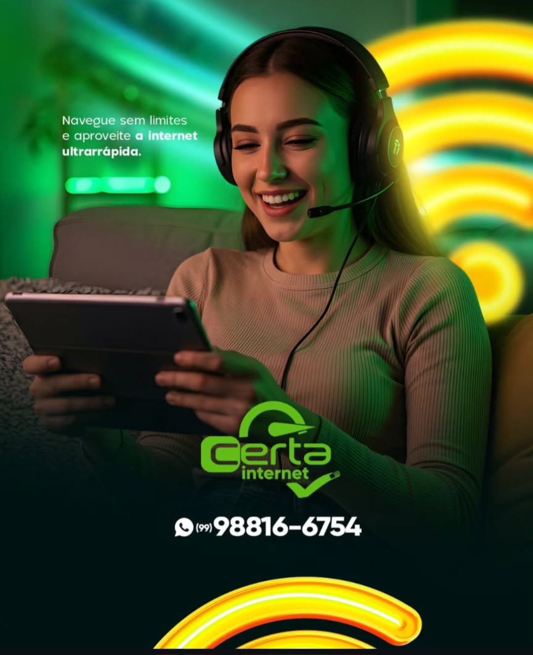 A Certa Fibra tem o que há de melhor em conexão de internet