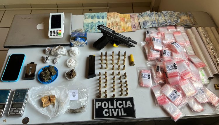 Polícia prende suspeitos e apreende armas em operação contra o tráfico em Parnarama