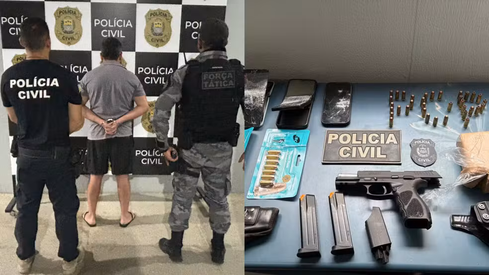 Homem condenado a mais de 50 anos de prisão é preso no Piauí; ele é foragido do Maranhão