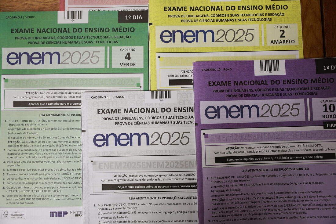 Enem 2025: pedido de reaplicação de provas começa nesta segunda