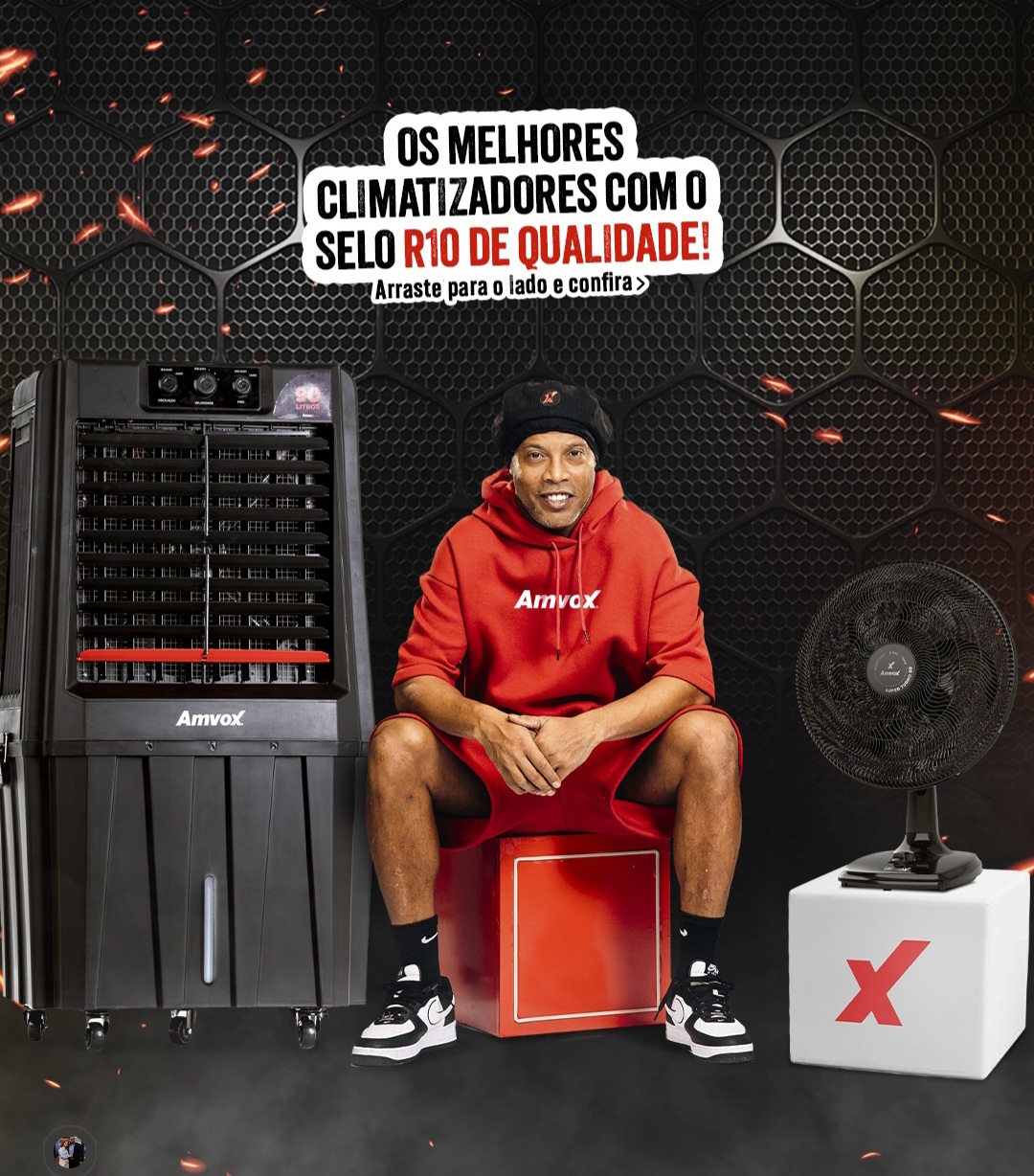 Sinta o frescor que você merece com Amvox que possui os melhores climatizadores e ventiladores
