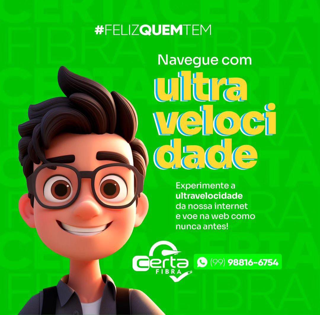 Conecte-se a melhor conexão de internet com a Certa Fibra