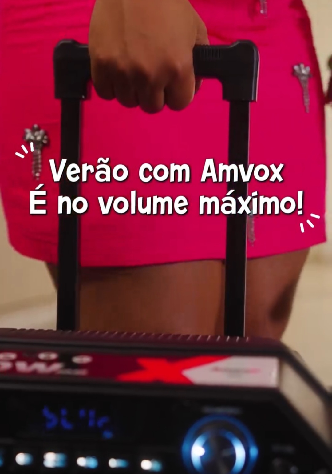 O verão com a Amvox é no volume máximo com as melhores caixas de som