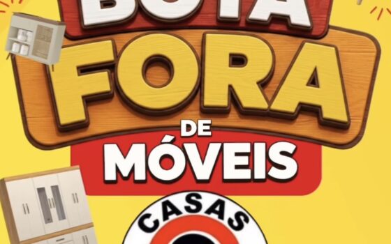 Venha aproveitar o “Bota fora de móveis” das Casas Sampaio que está acontecendo nesta quinta-feira (31)