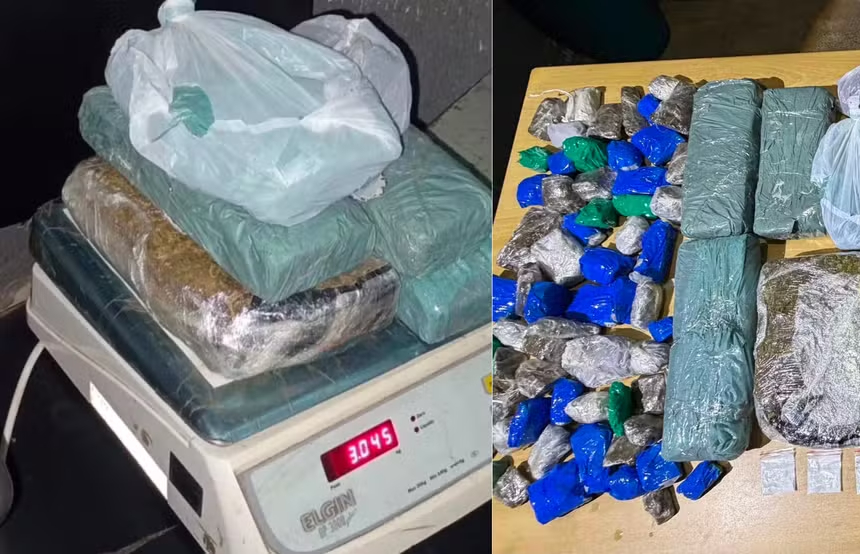 Dupla é presa com arma e drogas dentro de cemitério em Imperatriz