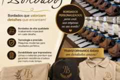 Bordados com bom gosto e qualidade você encomenda com a Joyce Bordados