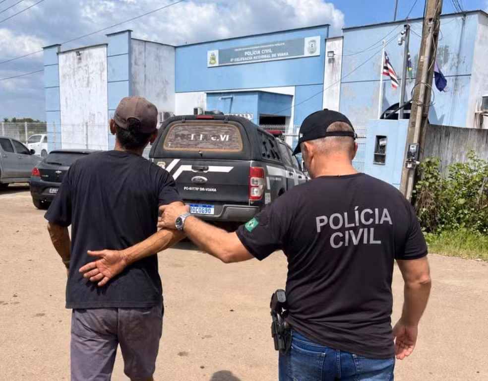 Homem é preso por suspeita de estupro de duas menores após vítima relatar abusos à gestora escolar no Maranhão